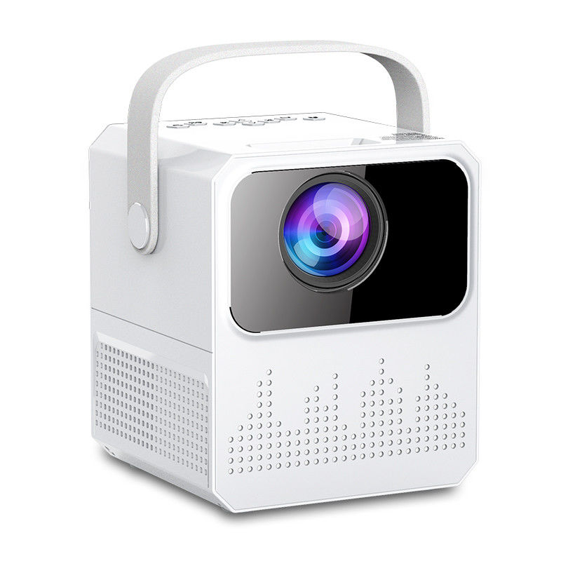 Proyektor Video Mini LCD praktis, Proyektor Full HD Ringan Untuk Rumah