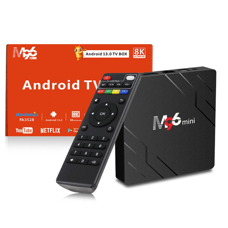 Smart TV Box tahan lama M96 Mini H.265 4K 75fps 10 Bit 2.4G 5G BT5.0WIFI6