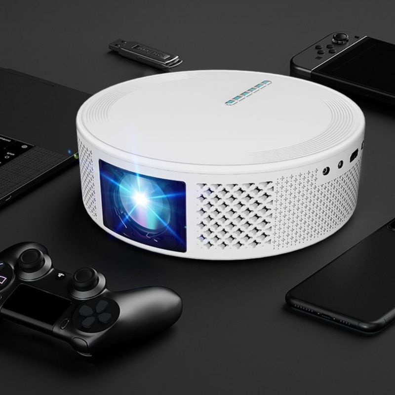 Proyektor film bulat tahan lama kecil, CE Rumah LED Mini HD Proyektor Android