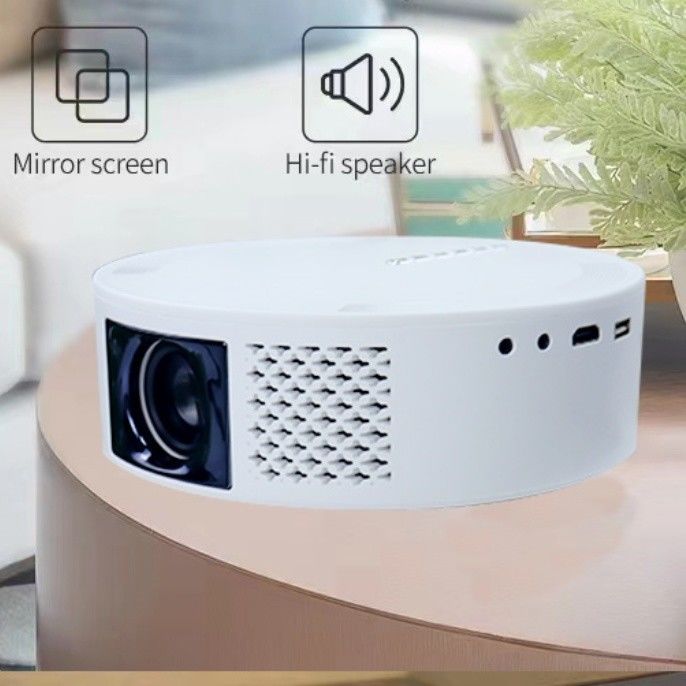 1.5kg dengan Resolusi Didukung T269 Proyektor 1280X720P Jarak Proyeksi 1,2m-6m