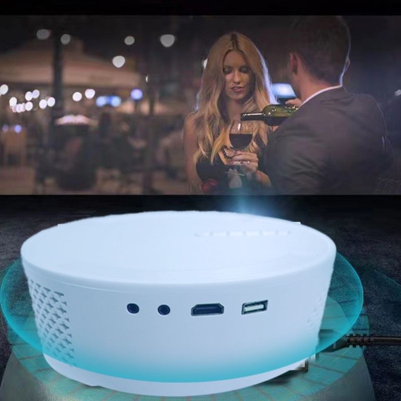 1.5kg dengan Resolusi Didukung T269 Proyektor 1280X720P Jarak Proyeksi 1,2m-6m