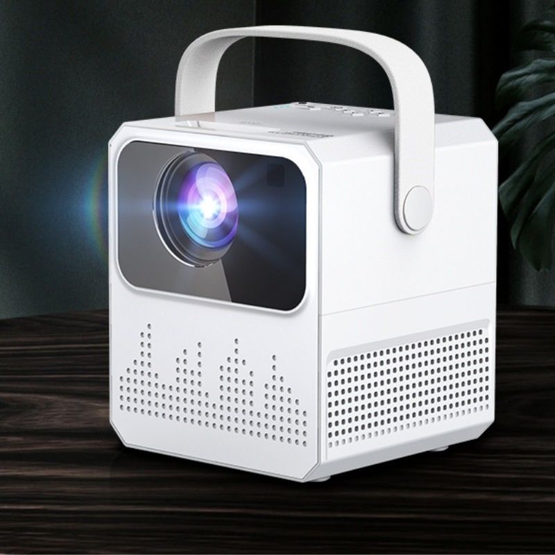 Portable LCD T2 Mini Projector Full HD 1.2KG Dengan Rasio Kontras 3000 1