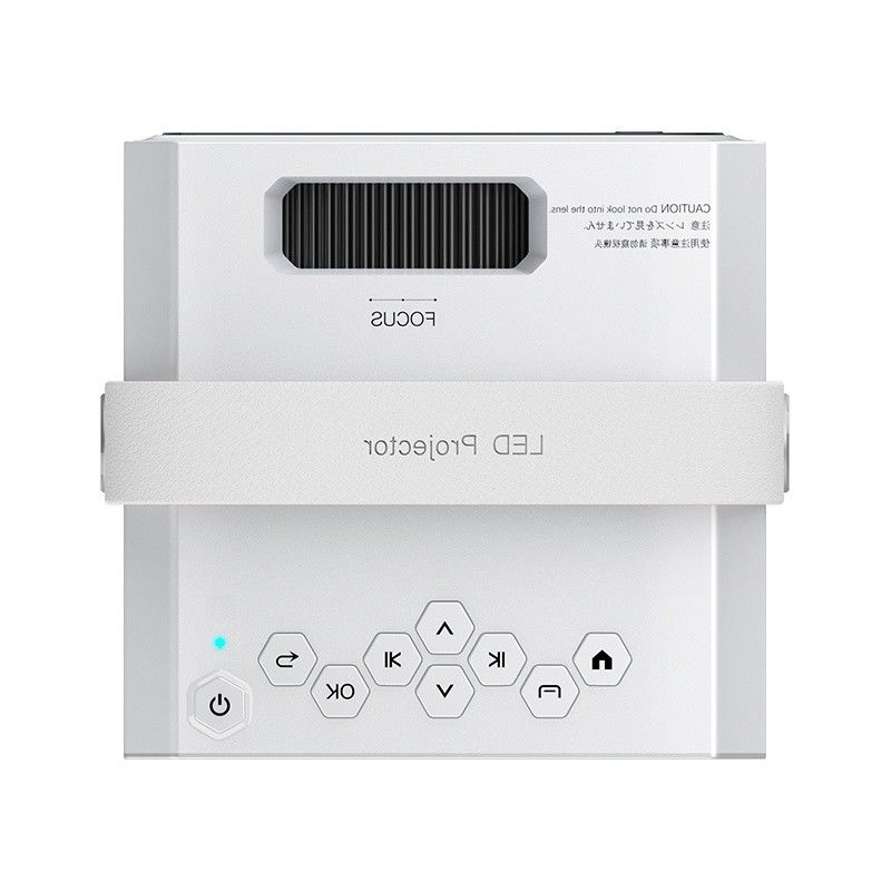 HD LED T2 Mini Projector 30-120 Inch Dengan Jarak Proyeksi 1,2-6m