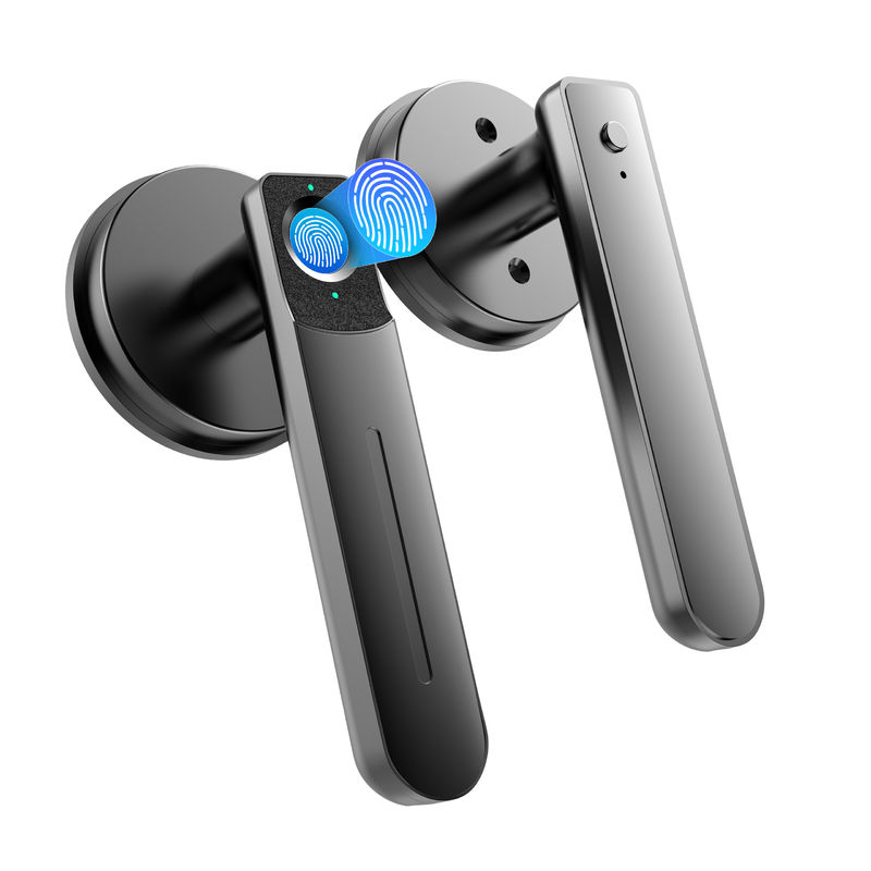 Smart Keyless Entry Door Lock dengan Handle, Biometric Door Lock, Fingerprint Door Lock, 100 Fingerprints Smart Door Lock
