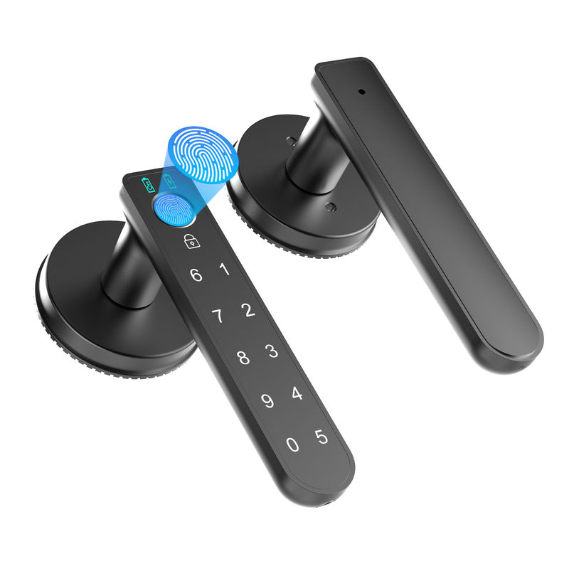 Smart Passwords, C02 Fingerprint Door Lock Dengan Keypad, Fingerprint Door Knob Keyless Entry Door Lock Untuk Rumah / Kantor