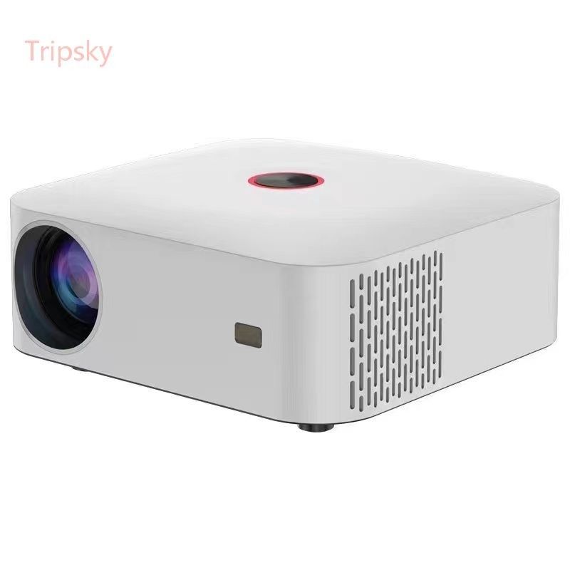 5.0 inci LCD Display awet 200W Portable Ringan Home Cinema Mini Smart Proyektor