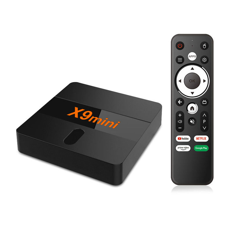 Android 9.0 TV Box Remote Control IR Suara 1GB/8GB Dukungan Smart APP