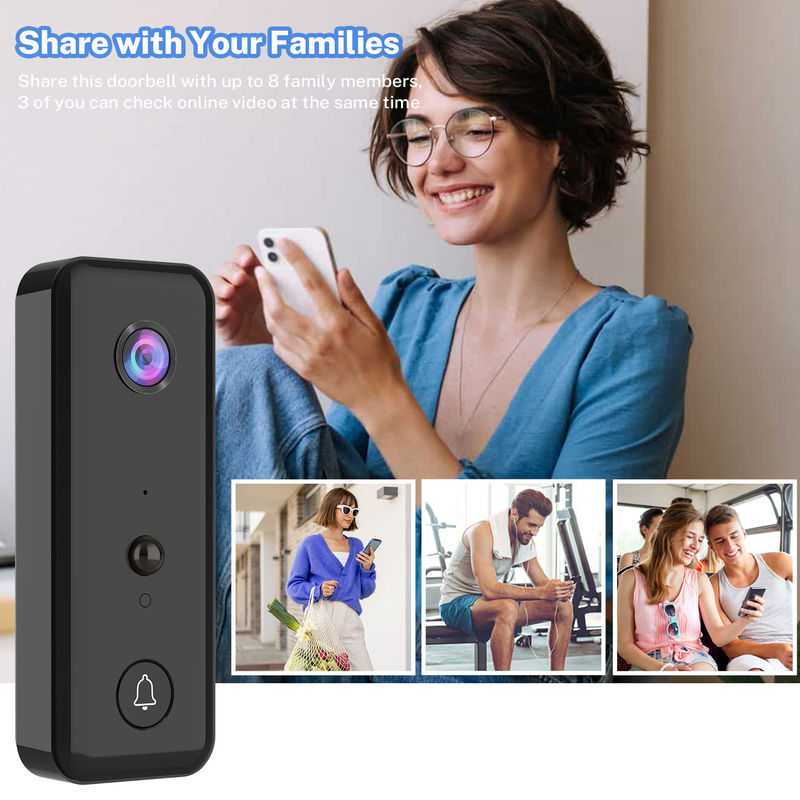 H9 Doorbell Smart Home Dingdong 720P Perangkat Keamanan Cerdas Ponsel Cerdas Wireless Wifi Door Bell Kamera Ring Smart Video