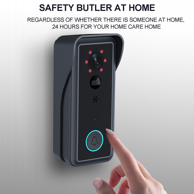 Home Security Wireless Ring Doorbell Video Smart WiFi Doorbell Dengan Kamera 1080P Intercom Wireless Doorbell