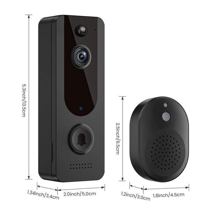 Smart Wireless Doorbell 720P Kamera Smart AppDoor Bell Dengan Smart Home Keamanan Ring Door Bell Untuk Rumah