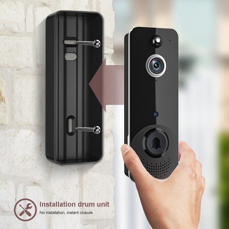 Aplikasi Smart Wireless Ring Doorbell dengan Chime 140 derajat Wide Angle Low Power Video Door Bell