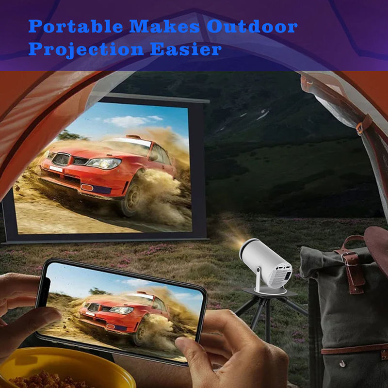 Portable LCD HY300 Projector Dengan Resolusi Asli 1280*720P 2.4G/5G/BT4.1