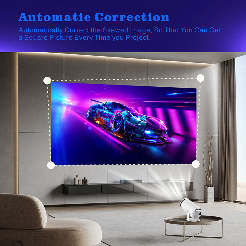 Proyektor Mini LED HY300 Ringan Dengan layar LCD TFT 2,69 inci Dukungan untuk beberapa bahasa