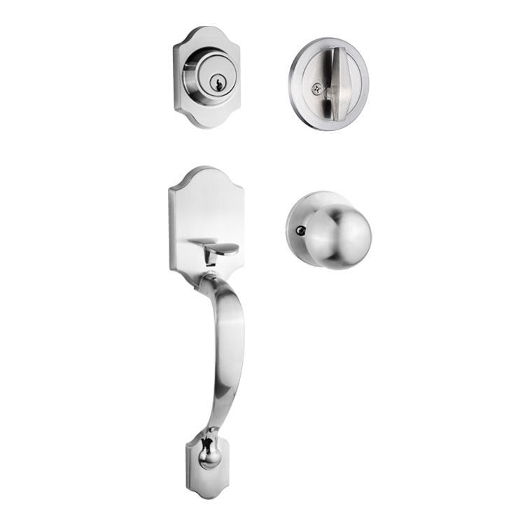 Kunci Pintu Alloy Seng Pintu Tunggal Genggam Besar Kunci Tugas Berat Kunci Pinggir Pintu Jarak Pengaturan Plating Villa Kunci Pintu