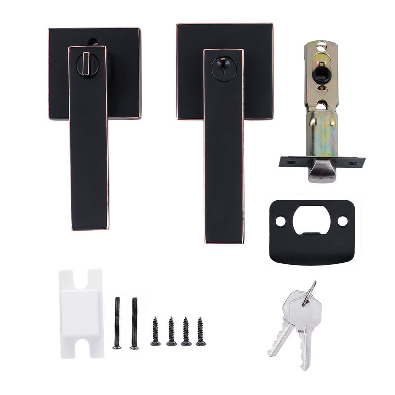 Kunci Pintu Alloy Zinc Tugas Berat Kunci Triple Lever Pengendali Plating Disesuaikan Kunci Pintu Kunci Pintu Dengan Kunci Pintu Kunci