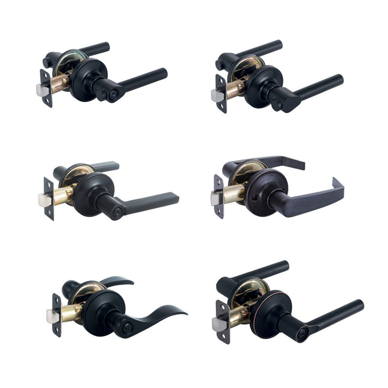 Kunci Pintu Alloy Zinc Tugas Berat Kunci Triple Lever Pengendali Plating Disesuaikan Kunci Pintu Kunci Pintu Dengan Kunci Pintu Kunci