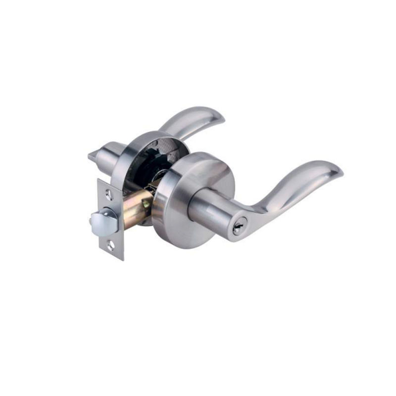 Hardware Pintu Logam Seng paduan stainless steel Keamanan Kunci Silinder Ganda Tubular Square Silinder Pintu Lever Knob