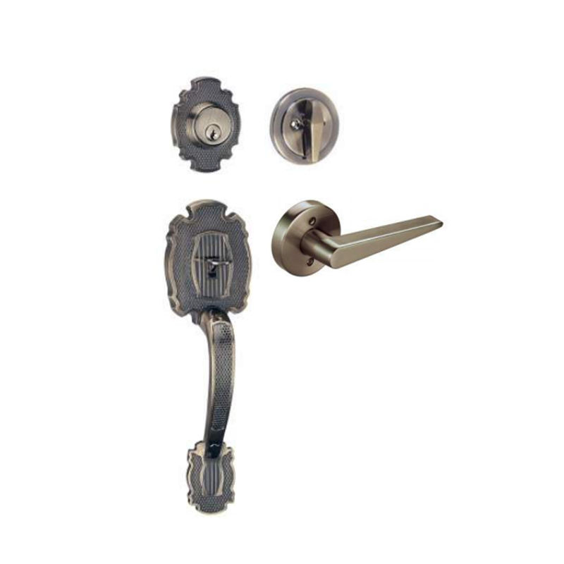 Handleset Single Cylinder, Kabinet Invisible Door Hand Lock, Untuk Kunci Gerbang, Kunci Kamar Mandi