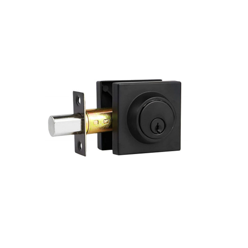 RD103-MB Kunci Lever Pintu Eksterior Dengan Kunci Silinder Tunggal, Genggaman Pintu Eksterior Tugas Berat Dan Kunci Set F
