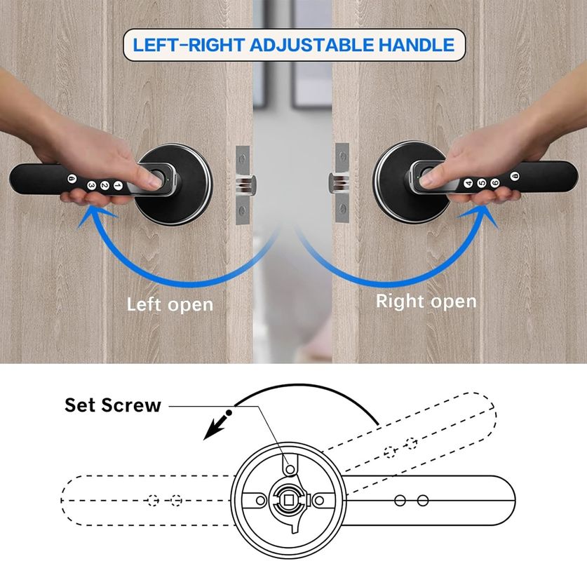 Smart Door Lock 5.67 X 2.91 X 0.2 Inch Android Controller